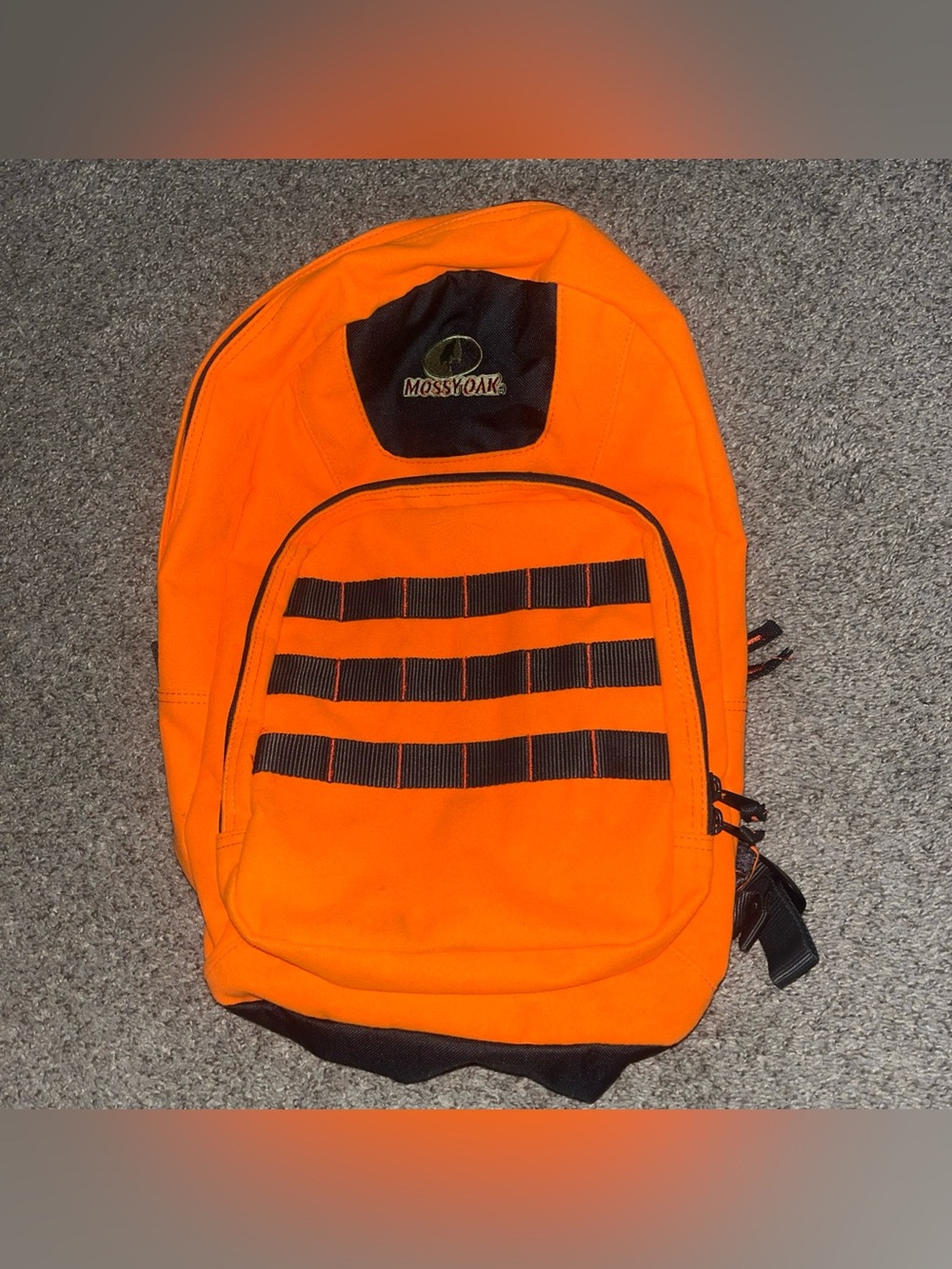 Mossy Oak Orange Friday Hunter Safety Day Pack Backpack Padded Straps New NWOT